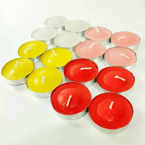 ColorBloom Tealight Candle Set – Assorted Aromas