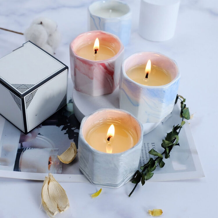 Blush Ceramic Scented Candle